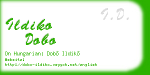 ildiko dobo business card